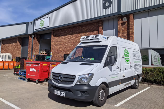 City Harvest hosted in a donated warehouse from Segro at Acton Park industrial estate