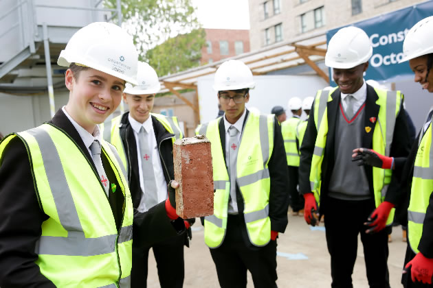 The event also involved a construction tour of Acton Gardens