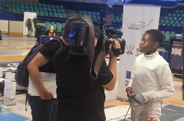 Garen being interviewed after his recent win in Poland