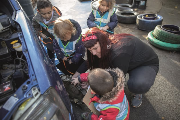 Children's activities at the South Acton Nursery 