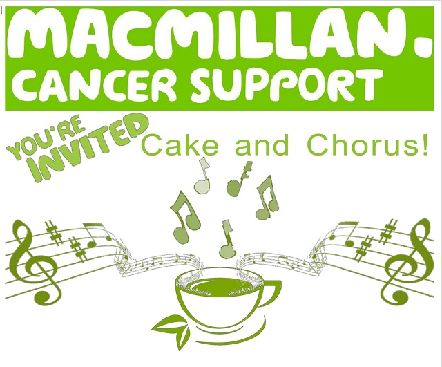 Cake and Chorus for Macmillan Canncer