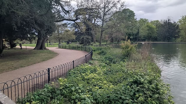 Boston Manor Park lake