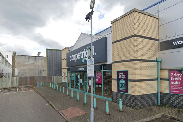 Carpetright's Brentford store