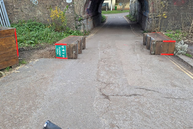 Dukes Meadows barrier removed 