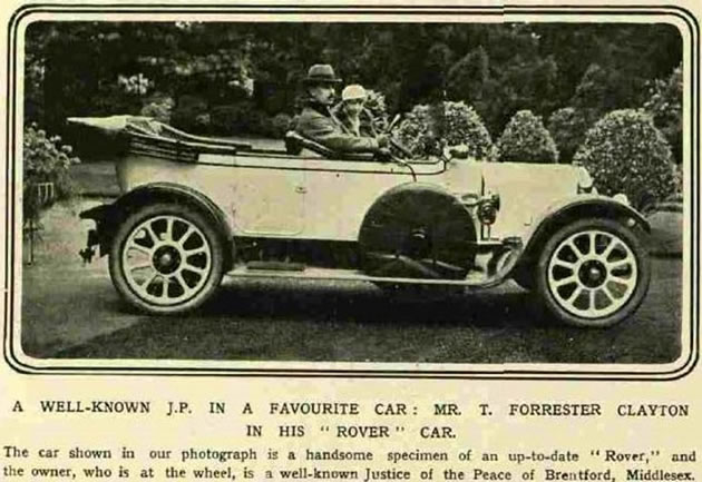 Forrestor in a Rover 