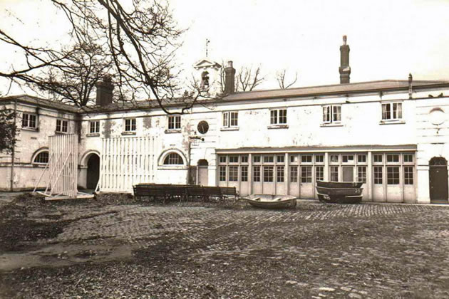 One of the larger buildings - one of two stable blocks