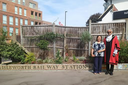 Community Mosaic Unveiled at Isleworth Station