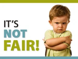 It&rsquo;s not fair 