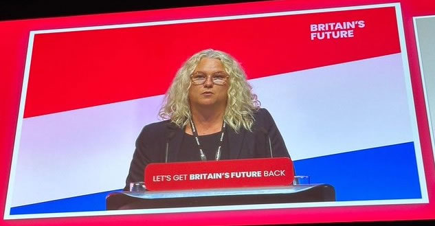 marina sharma at Labour conference