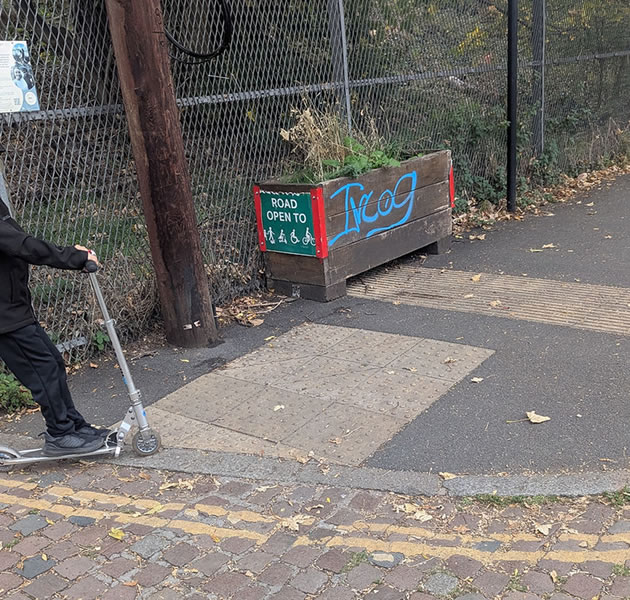 Moved planters in Dukes Meadows 