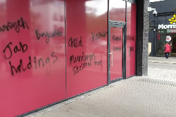 Concerns Raised Over Pret Opening After Another Graffiti Strike