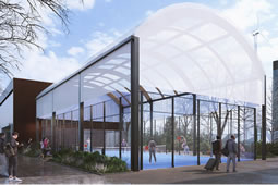 Sky Plans Covered Padel Court for Employees