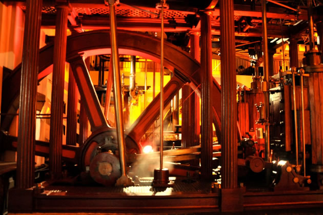 One of the engines at the London Museum of Water & Steam