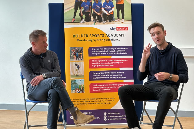 Ian Ward hosted a Q&A with Stuart Broad 