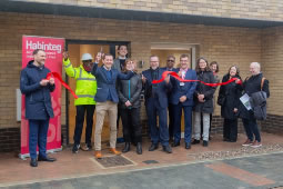 Ribbon Cut on Upper Butts Accessible Housing Scheme