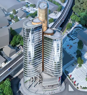 Tricorn Tower plan for Chiswick Roundabout