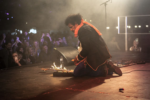 John Campbell, leader of Europe's leading Jimi Hendrix tribute band Are You Experienced