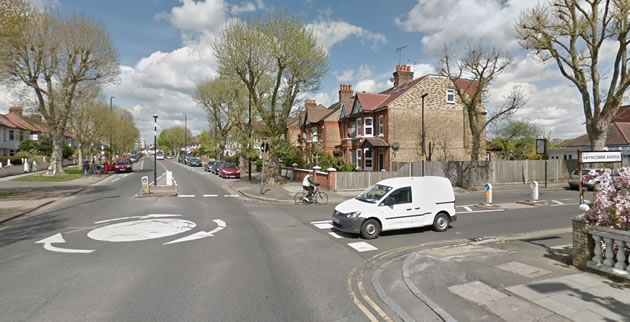 Boston Manor Road at the junction with Swyncombe Avenue