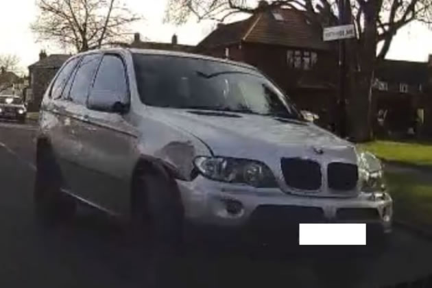 The plates on the BMW x5 were cloned 