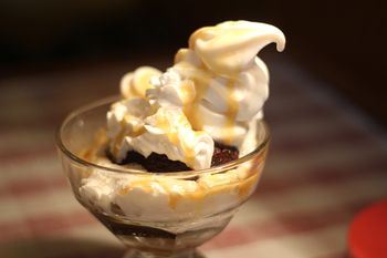 Toffee pudding at Chooks