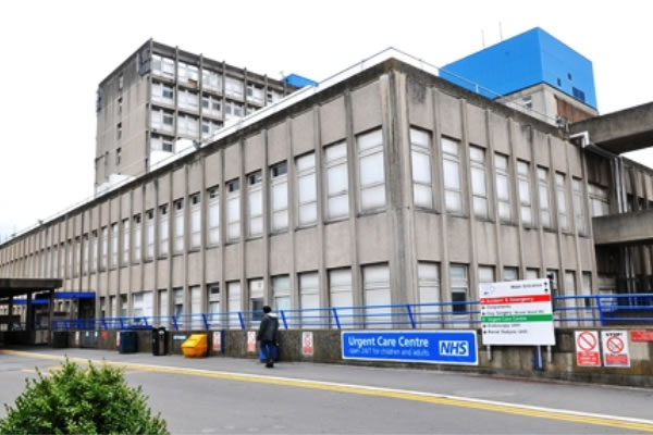 Ealing Hospital's emergency department 