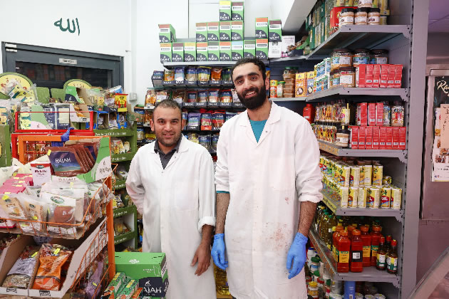 Hanwell Halal Buthers, featuring Abul Queus (left)