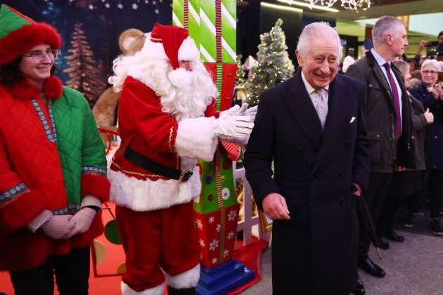 King appears to be on Santa's 'nice-list' this year