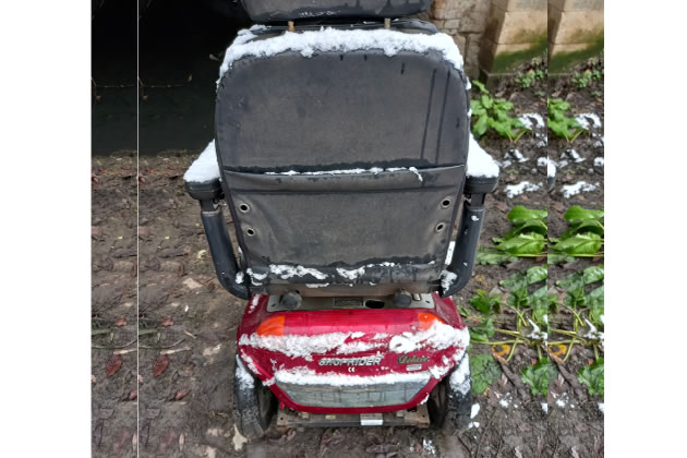 Mystery Over Abandoned Mobility Scooter