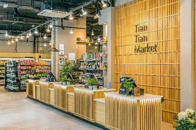 The interior of a Tian Tian Market store elsewhere in London