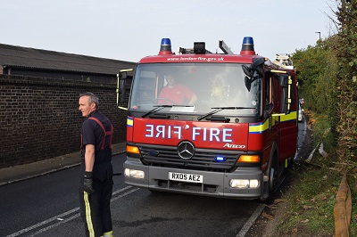 Fire at Warren Farm