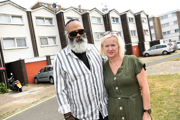 Donna and David Isaacs residents of West Kensington Estates