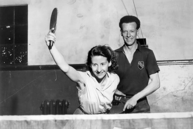 Babs and Eric Blanch playing in 1956