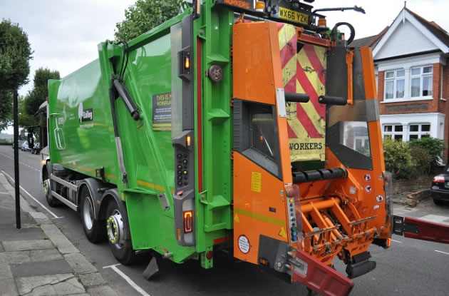 An Ealing Council bin lorry 