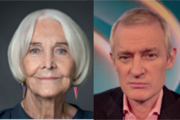 Dame Sheila Hancock and Jeremy Vine 