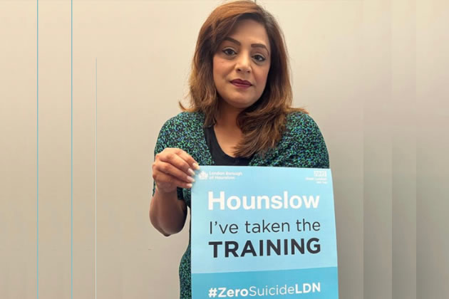 Cllr Samia Chaudhary is urging people in Hounslow to take the online suicide awareness training