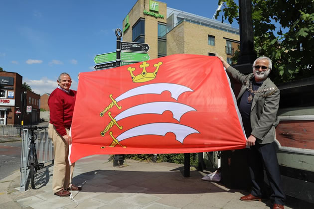 Cllr Steve Curran, Leader and Cllr Tony Louki, Mayor of Hounslow