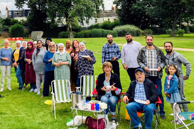A recent social event organised by Refugees Welcome Hounslow 