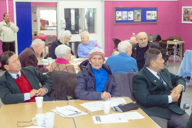 Attendees at a previousHounslow Veterans' Cafe
