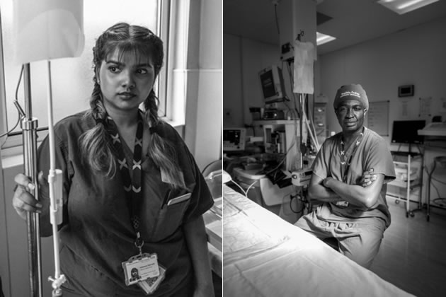 The series features staff at the Queen Mary Maternity Unit