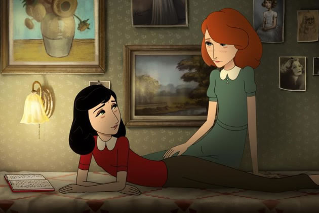 An animated film loosely based on ’The Diary Of Anne Frank’ 