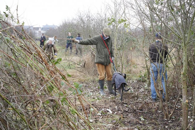 Volunteers working at Wormwood Scrubs