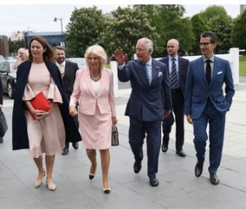 Prince Charles and Camilla visit White City Place in Shepherd's Bush