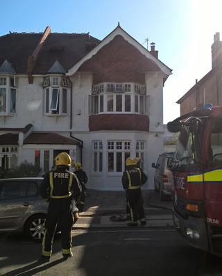 Wimbledon house fire