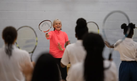 Judy Murray and her ‘She Rallies’ initiative